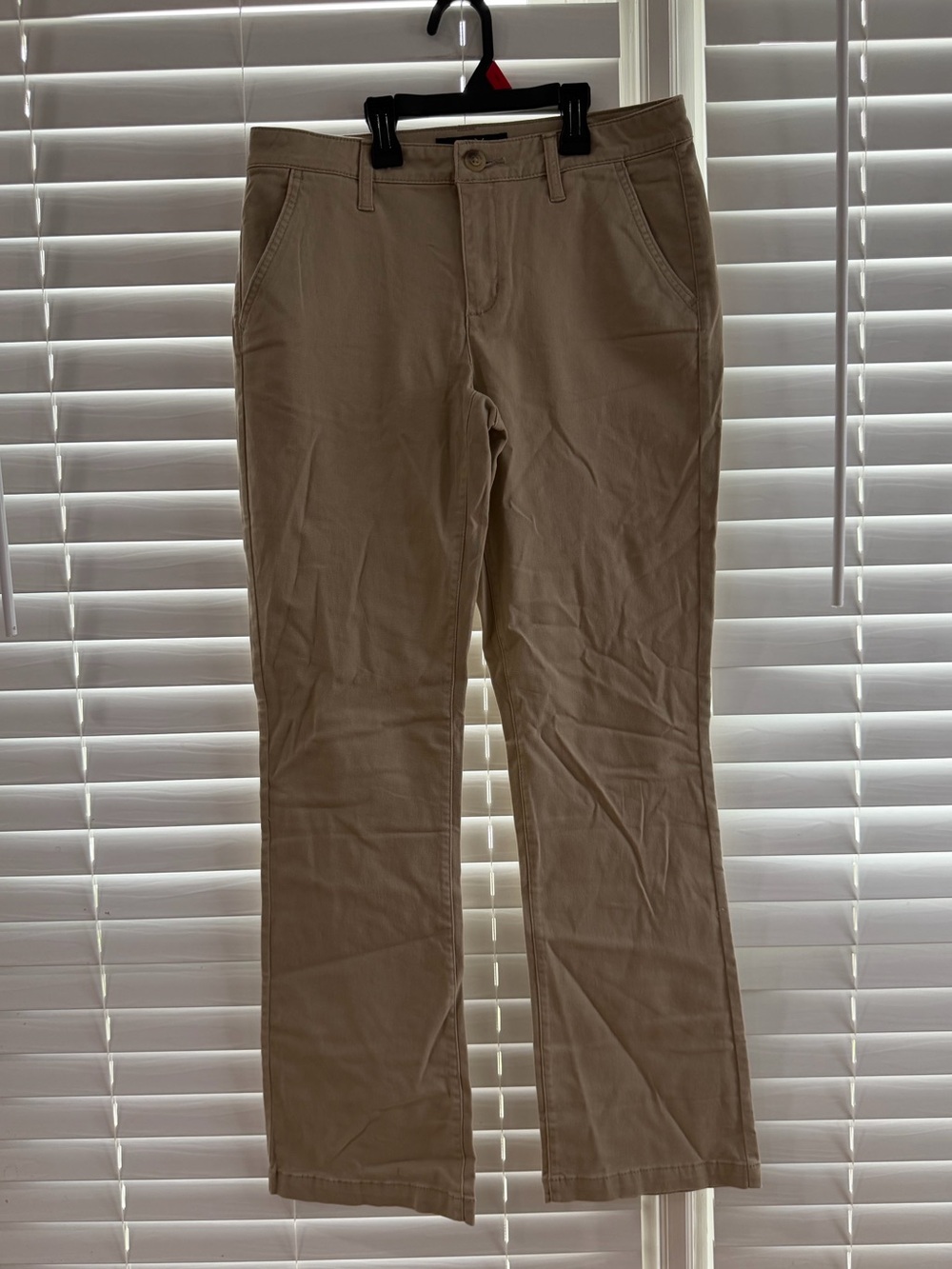 Women’s Classic Khaki Pants Size 6 School Uniform